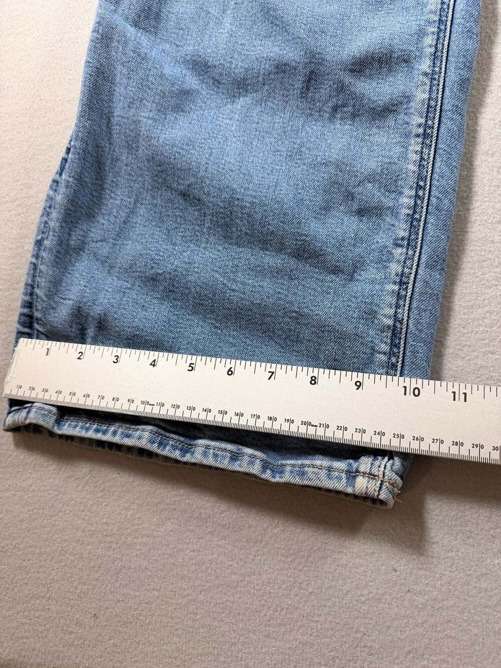American Eagle Women's Light Wash Wide Leg Denim Jeans - Picture 3 of 8
